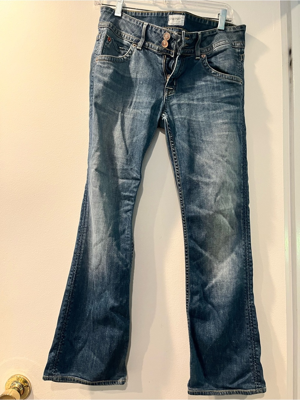 Hudson Jeans Women's Dark Blue Flare Denim